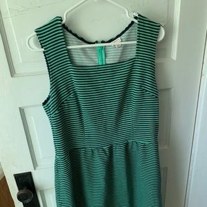 Merona Green-Striped Dress